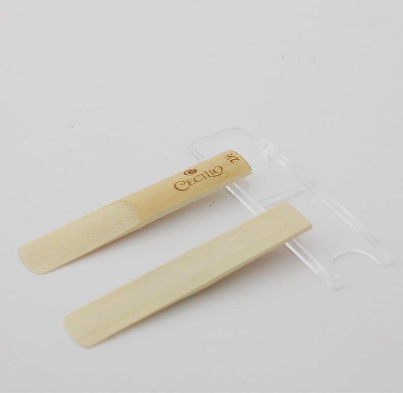 Cecilio Clarinet Reeds 2.5, Premium Quality Clarinet Reeds for Practice, Performances, Individually Packed in Plastic Cases, 10-pack - Image 5